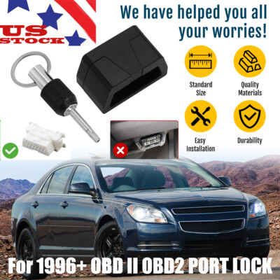 OBD Port Anti-theft Protector Lock Set Universal For 1996+ CAR 
