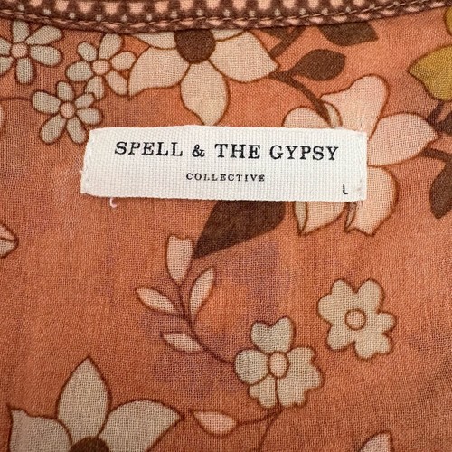 Spell & The Gypsy Dress Size Large Buttercup Gown Sunrise Floral Maxi - Picture 12 of 14