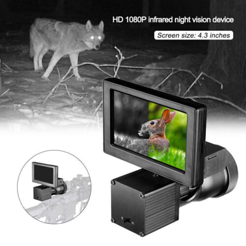 4.3" Night Vision Scope Hunting Sight Infrared 850nm IR Camera All-in-one