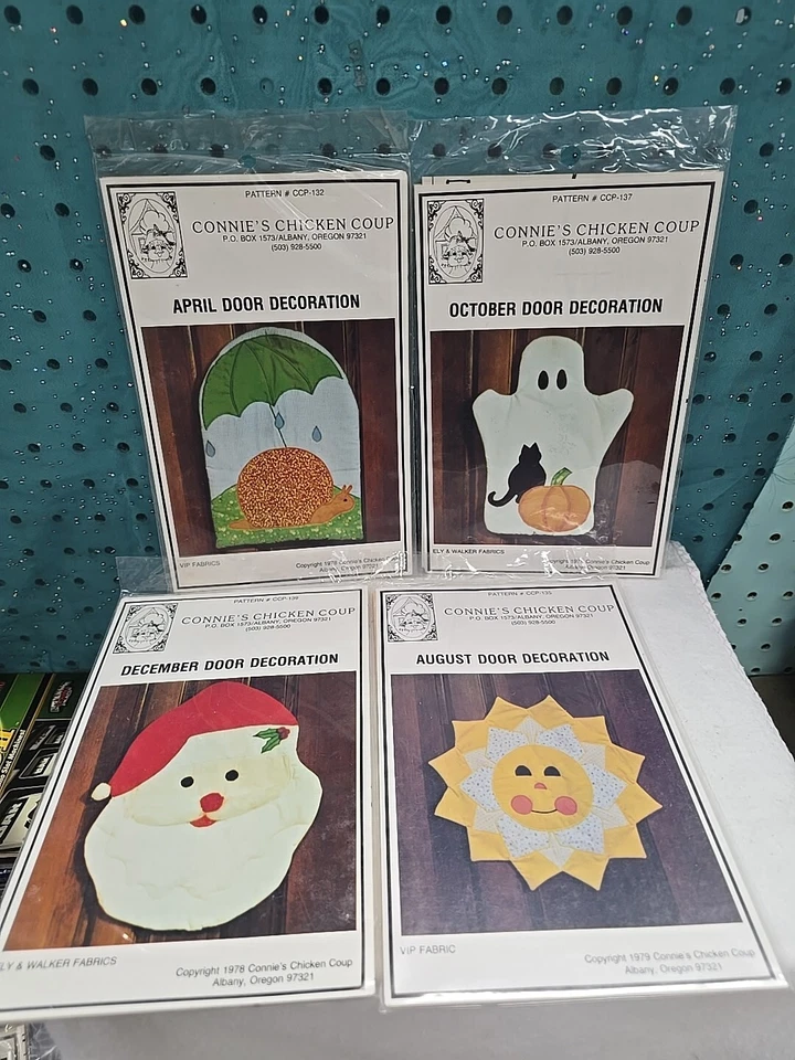 Lot Of 27 Connie's Chicken Coup Patterns, All New-Pillows, Door/Wall Decor, Etc. - Image 2 of 4