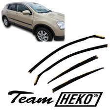 Windabweiser HEKO Passend Für Nissan Qashqai 2007-2013 5-Türer 4-Tlg