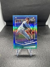 2023 Donruss Baseball Warren Spahn Carolina Blue Holo 237 Milwaukee Braves