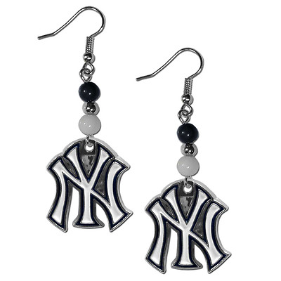 Major League Baseball Bead Dangle Earings