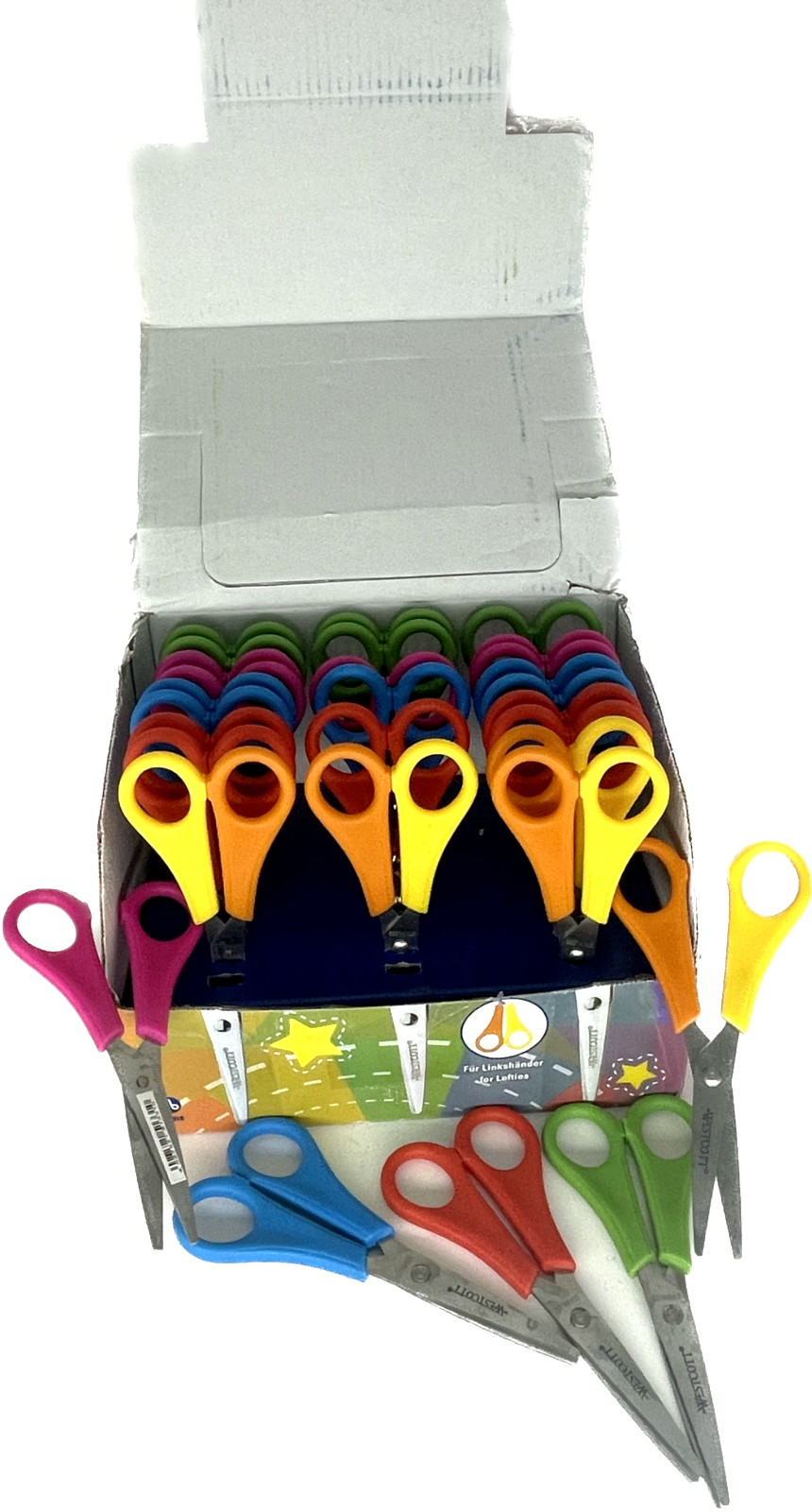 WESTCOTT Bastelschere 13cm - Türkis Für Linkshänder