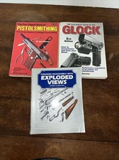 Gun Digest Glock, Pistol Smithing, Firearms Disassembly Exploded Views 3 Books