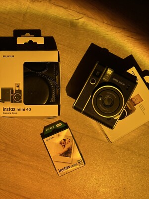 Fujifilm Instax Mini 40 Instantkamera - Schwarz