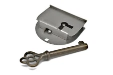 Half Mortise Furniture Lock Antique Chest Drawer Left Hand Door Mortise Lock