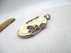 Art Nouveau Sterling Silver Carved  Mermaid Pendant [P43] — photo 3