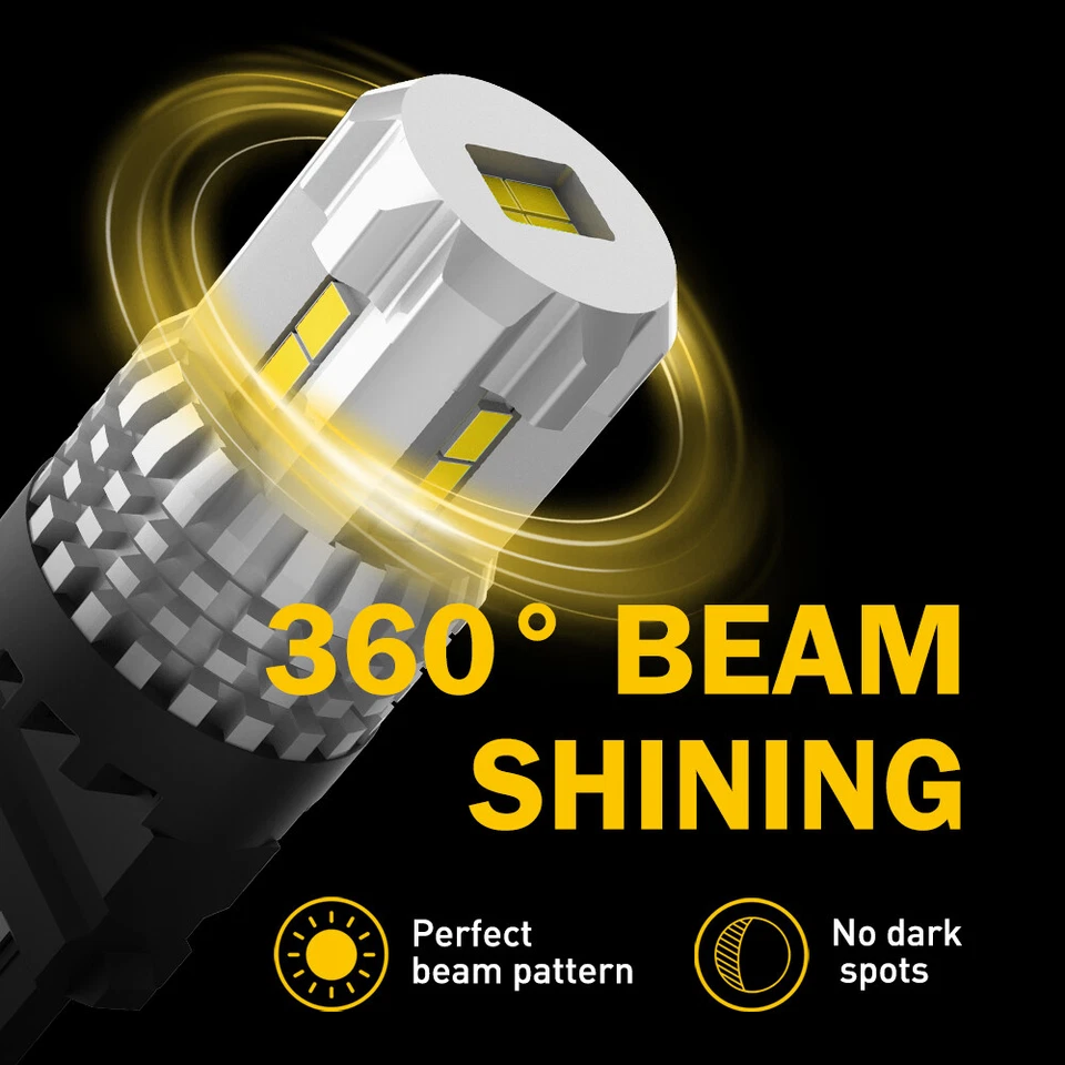 3157 3156 T10 T15 LED Backup Reverse Light Bulbs For Ford F-150 F-250 F-350 F450 - Image 4 of 4