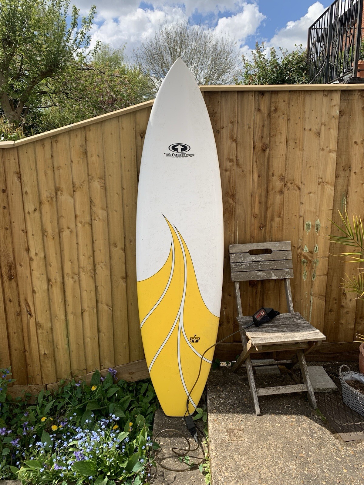 TakeOff surfboard 7’ ‘Big Boy’ Epic Epoxy Performance Integral Construction 