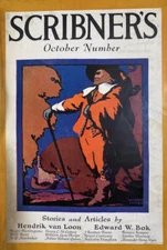 Hendrik van Loon & Edward Bok ~ Scribner's Magazine Oct 1926 ~  Ads and Novels