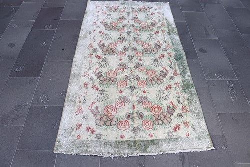 Livingroom rug, Handmade rug, Turkish rug, Boho rug, Carpet, 3.6 x 6.8 ft TR5169 - Picture 3 of 8