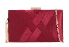 Women's Satin Clutch Bag Evening Ladies Silk Bridal Wedding Fashion Prom Handbag