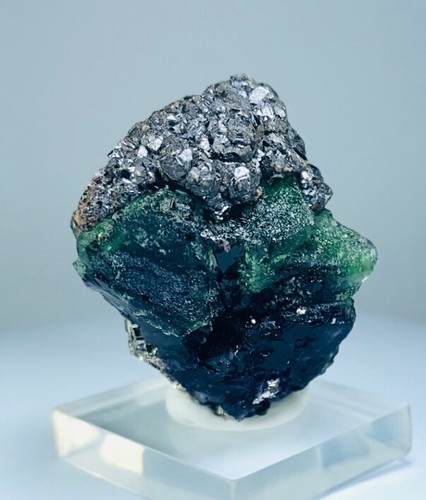 FLUORITE EMERALD GREEN CRYSTALS , SPHALERITES & PYRITES - PERÚ....ATACOCHA MINE - 第 1/12 張圖片