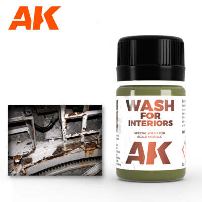 AK Interactive AK093 Weathering Interior Wash Enamel 35ml - US