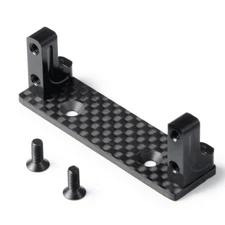 1PC Alloy Carbon Servo Mount Carbon Plate For SCX10 AXI03004 Capra RC 1:10 Car