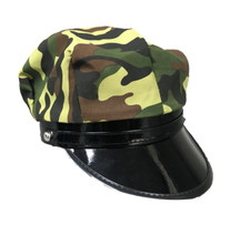  Army Unisex Men Women Military One Size Camouflage Fancy Dress Adjustable Cap