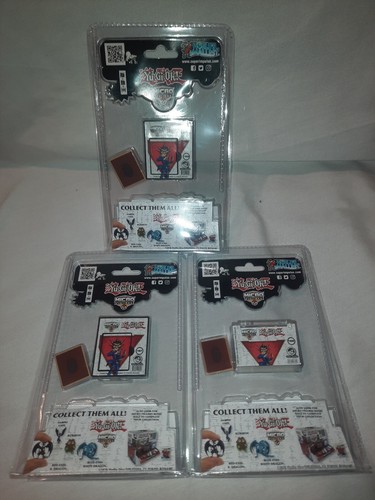 3x Yugioh World's Smallest Micro Figure Harpie Lady Kuriboh Red Eyes B. Dragon - Picture 5 of 5
