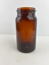 Helme's Railroad Mills Amber Tobacco Jar -- No Lid