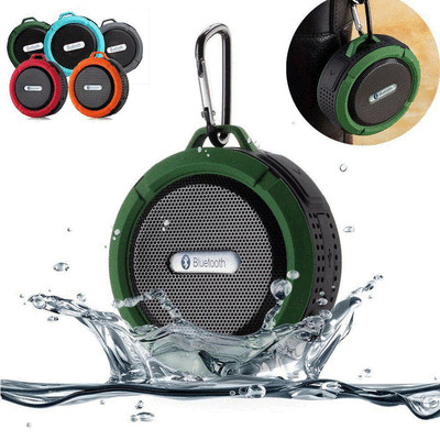 Fashion Mini C6 Wireless Outdoor Portable Waterproof Bluetooth Speaker with Clip