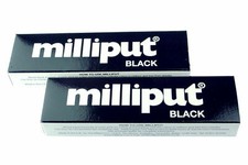 2 x Tubes Milliput 2 Part Epoxy Putty Black