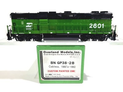 Overland OMI BN EMD GP38-2B Burlington Northern #2601 HO Brass Model #5636.1
