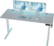 Standing Desk, 55X24 Inch Height Adjustable Electric Sit Stand up Desk, Ergonomi