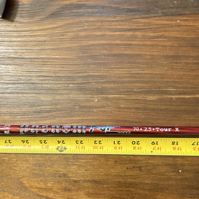 NEW Aldila RIP Phenom NL Driver Shaft Tour X 70g 2.5° Red 46in .335