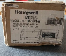 SILENT KNIGHT SK-DUCT-W INTELLIGENT NON-RELAY DUCT SMOKE DETECTOR - BRAND NEW 