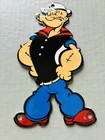 VINTAGE POPEYE CARTOON SAILOR SODA POP GAS OIL DISNEY PORCELAIN MOTOR OIL SIGN