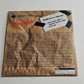 Sega Saturn Bootleg Sampler Promotional Game Disc with Cardboard Sleeve 81031