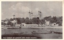 UNITED KINGDOM LONDON THE TOWER OF LONDON AND RIVER THAMES