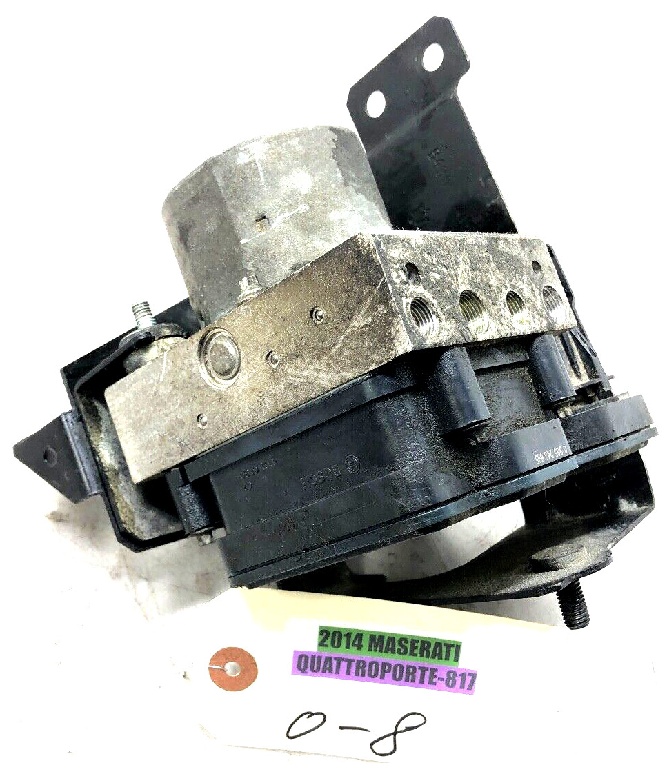 2014-2020 MASERATI QUATTROPORTE ABS ANTI LOCK BRAKE PUMP MODULE OEM.