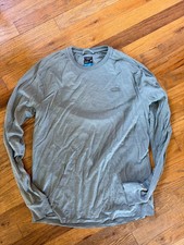 ICEBREAKER Cool Lite Shirt Men  s Med Teal Merino Wool Long Sleeve Outdoor Hiking