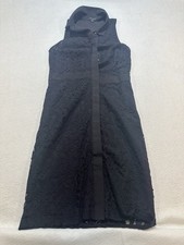 Ann Taylor Womens Dress 4 Black Sleeveless Bodycon Knee Length Lace Elegant