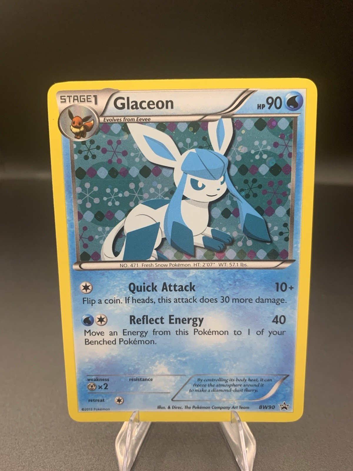 Glaceon BW90 Holo - Black Star Promo - Pokemon Black & White