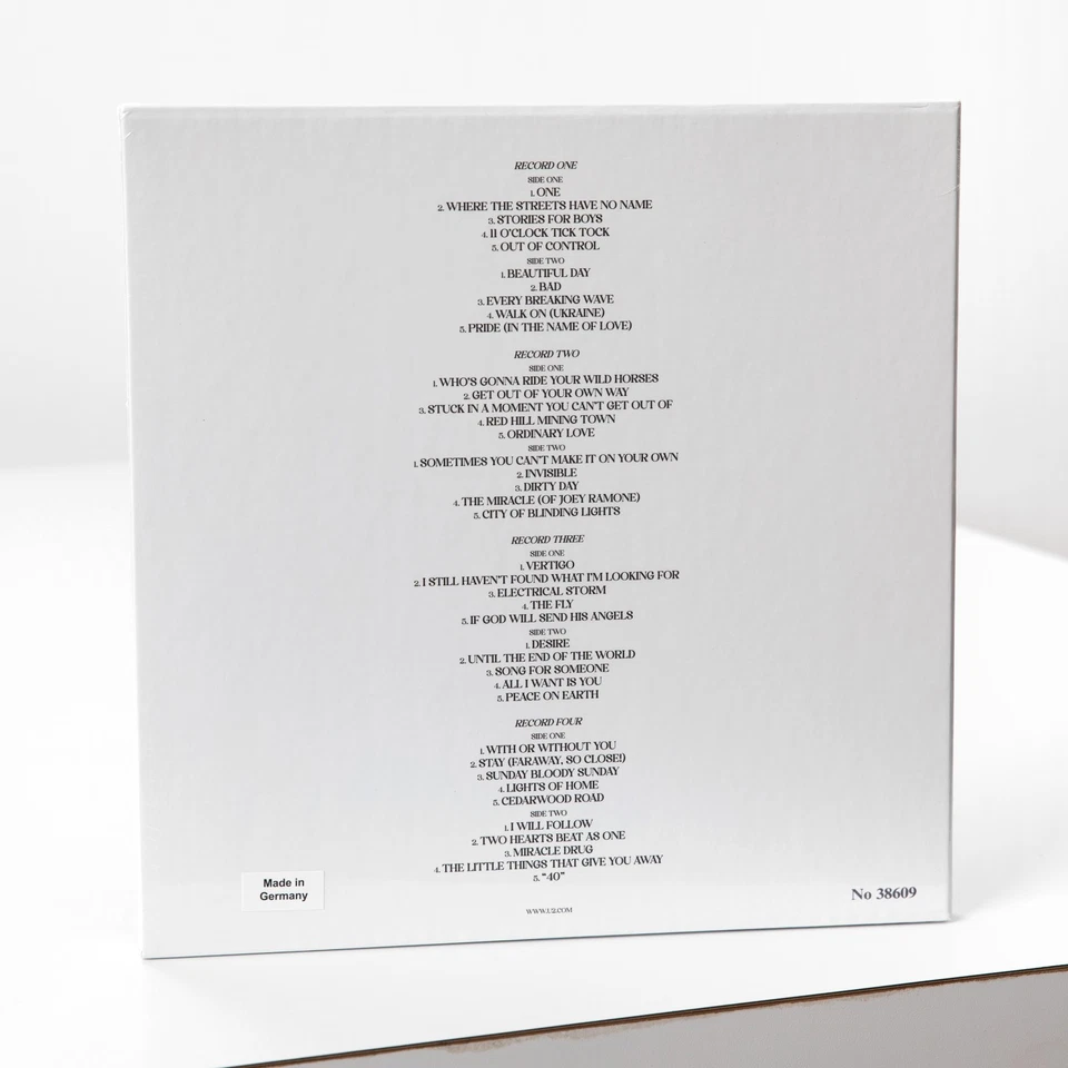 U2: Songs of Surrender Deluxe Limited Vinyl - 4 x 12" LP Box Set Factory Sealed - Image 2 of 2