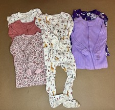 Member's Mark Organic Cotton One Piece Pajamas 6 Piece Set 18M Assorted Colors