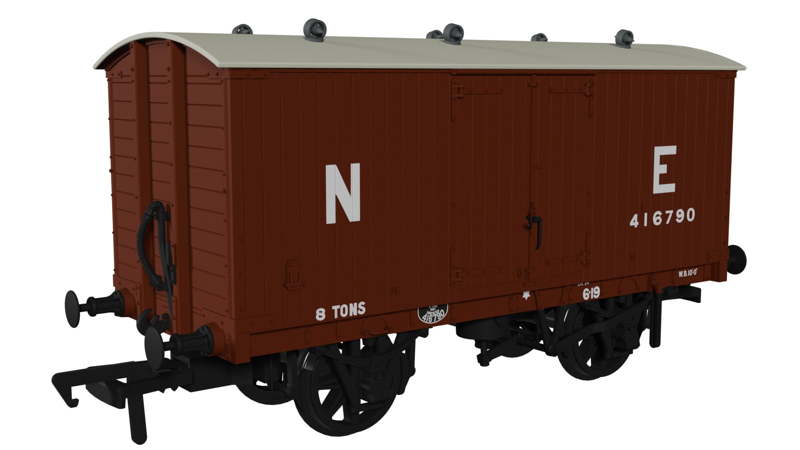 Rapido 930006 OO Gauge GNR 8 Ton Van NE Bauxite Large Letters No.416790