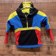 Obermeyer Half Zip Kids Youth Fleece Pullover Multicolor Size Medium