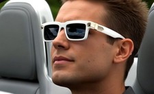 Fashion Men Sunglasses Elegant Square Frame Outdoor Driving Shades UV400 Gafas