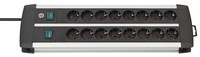 Brennenstuhl 1391000916 3m Interior Aluminum Black White 16 socket s AC 515mm