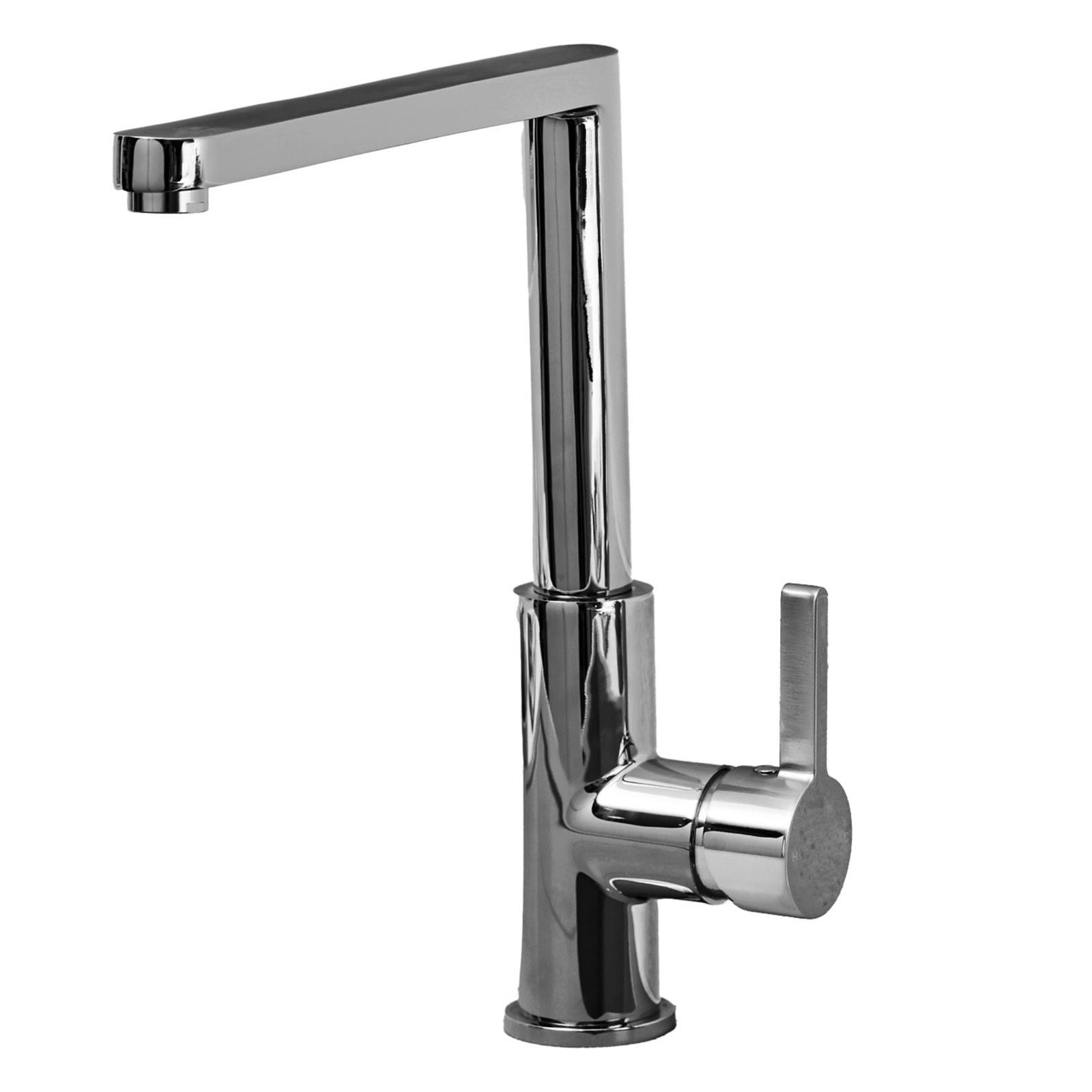 Liquida W25CH Chrome 360 Degree Swivel Spout Kitchen Mixer Tap