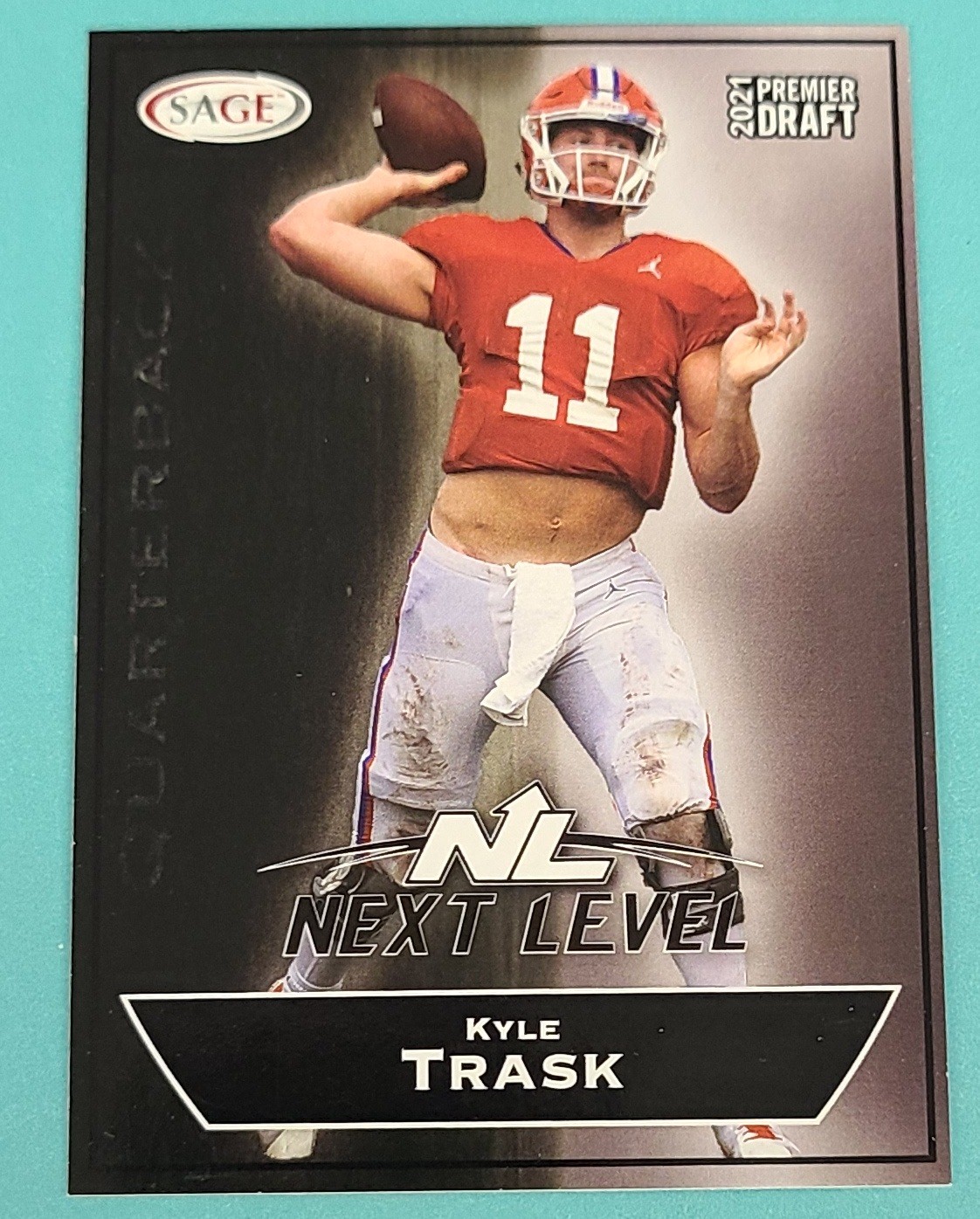 2021 SAGE Premier Draft #37 Kyle Trask Florida Gators FOOTBALL Card Z5