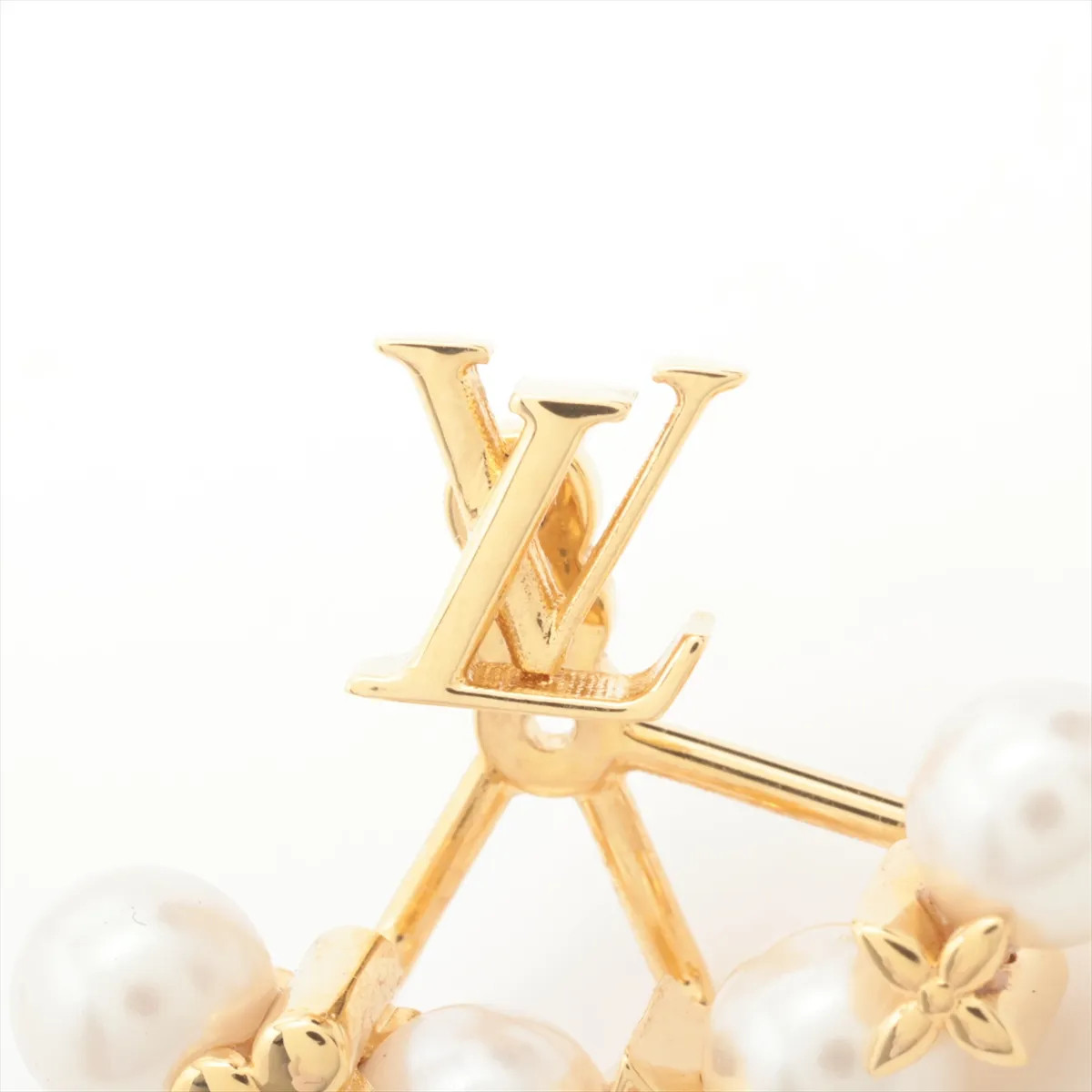 Louis Vuitton M01258 Minigrams GK4214 Piercing jewelry (for both ears) GP Gold thumbnail 5