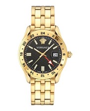 Versace Mens  Gold 41mm Bracelet Fashion Watch