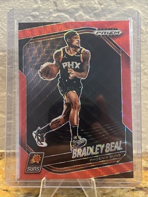 Bradley Beal 2024-2025 Panini Prizm Black Red Ruby Wave Card #61