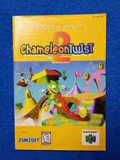 Chameleon Twist 2 Instruction Manual Only NTSC USA (Nintendo 64, N64) Minty