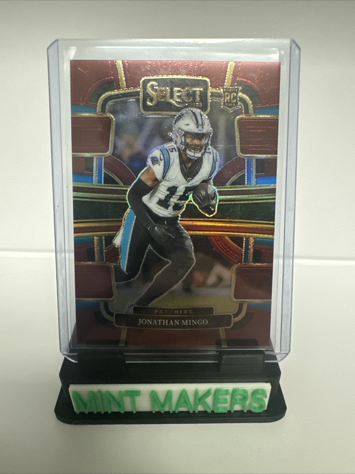 2023 Panini Select - Concourse Jonathan Mingo #16 Maroon Prizm /149 (RC)