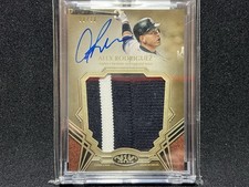 2019 Topps Tier One #APP-AR Alex Rodriguez Prodigious Patch AutoRelic /10 Yankee